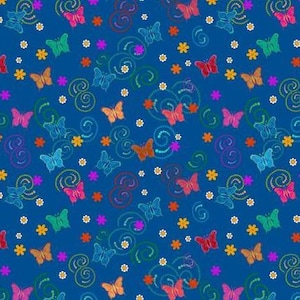 Fabric cotton, BUTTERFLY MATAMORPHOSIS, Navy, 57240104, 03, Quilt Fabrics, 100% cotton, quilt cotton - Truth of Camelot Fabrics