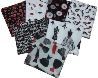 QUILT FABRICS, 7 prints, Fashion Forward d'Andover Fabrics