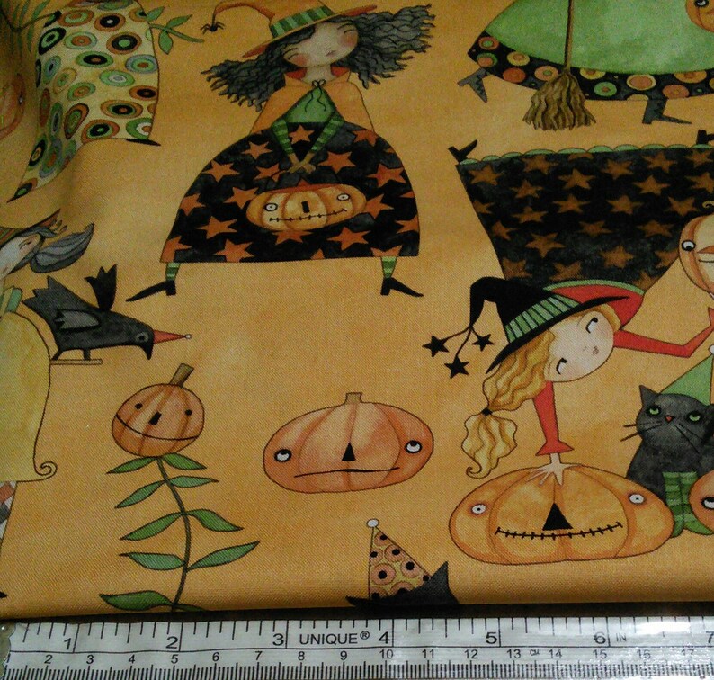 RILEY BLAKE, Main, Halloween Whimsy, 11820, cotton quilt, cotton designer image 3