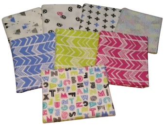 SALE, QUILT FABRICS, 8 prints, Mod Block, Cotton designer, Camelot Fabrics
