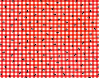 ROBERT KAUFMAN, Red, cotton, cotton quilt, cotton designer - Farm to Table de Robert Kaufman