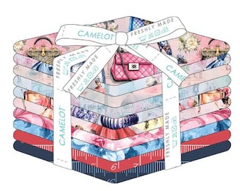 10 fats quarters, PARIS - En Vogue of Camelot fabrics