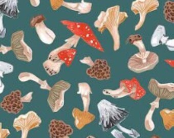 QUILT FABRIC Mushroom, 100% cotton, cotton quilt, cotton designer - 1931 de Dear Stella