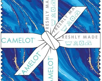 QUILT FABRICS, 42 squares 5 inchs, 100% cotton, quilt cotton - Gilded of Camelot Fabrics