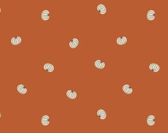 Fabric cotton, TINY PUMPKIN TOSS, 27240106, 02, Quilt Fabrics, 100% cotton, quilt cotton - Pumpkin Spice of Camelot Fabrics