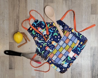 My First Apron, Apron with pocket, size 1-2 years