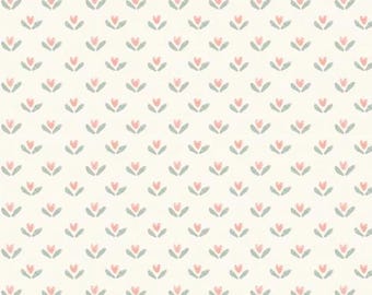 Fabric cotton, CHARMING BLOSSOMS, 66240204, 01, Quilt Fabrics, 100% cotton, quilt cotton - Blooming Hearts of Camelot Fabrics