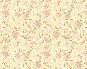 Fabric cotton Wildflowers, Light Yellow, 37230208, 04, QUILT FABRICS, 100% cotton, quilt cotton - Quilting Bees of Camelot Fabrics