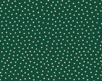 ANDOVER, Star, forest green, 9166-G, cotton, cotton quilt, cotton designer