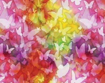 Fabric cotton, BUTTERFLY DREAMS, 21240501, 01, Quilt Fabrics, 100% cotton, quilt cotton - Rainbow Dreams of Camelot Fabrics