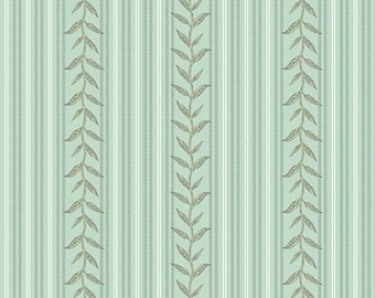 ANDOVER, Stripes, leaves, 9261, G, 100% Cotton, quilt cotton, designer cotton