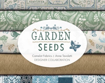 23 prints, Bird, Butterfly and Flower- Garden Seeds of Camelot fabrics