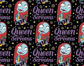 QUILT FABRICS Halloween, Queen of Screams, 100% coton  - Character Halloween de Camelot Fabrics