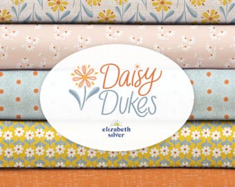 QUILT FABRICS, 12 prints, Floral, 100% cotton - Daisey Dukes de Camelot Fabrics
