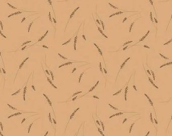 Fabric cotton, DELICATE STEMS, Mustard, 58240304-01, Quilt Fabrics, 100% cotton,quilt cotton - Whispering Grasslands of Camelot Fabrics