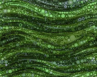 Fabric cotton, ABSTRACT CIRCLES, 16240105, 04, Green, Quilt Fabrics, 100% cotton, quilt cotton - Gigi in the Garden of Camelot Fabrics