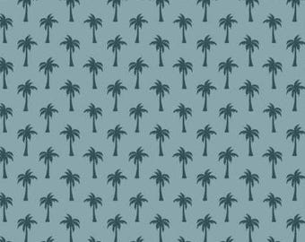 Fabric cotton, PALM SHADES, Blue, 56240106, 02, Quilt Fabrics, 100% cotton, quilt cotton - Pirates Ahoy of Camelot Fabrics