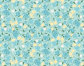 Fabric cotton Wildflowers, Light Blue, 37230208, 03, QUILT FABRICS, 100% cotton, quilt cotton - Quilting Bees of Camelot Fabrics