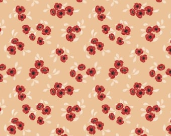 Fabric cotton, SCATTERED FLORALS, 58240804, 02, Quilt Fabrics, 100% cotton, quilt cotton - Blooms and Bows of Camelot Fabrics