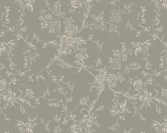 Camelot Fabric FLORAL SKETCHES Cotton Quilt Fabric 50250203-01 - Rosalind Grey