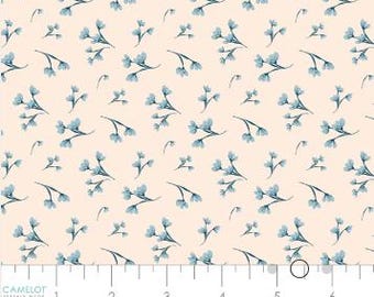 Fabric cotton, Sprouts, Beige Pink, 58230505-01, QUILT FABRICS, 100% cotton, quilt cotton - Midnight In Bloom of Camelot Fabrics