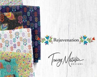 42 SQUARES COTTON 5 inchs, 100% cotton, quilt cotton - Rejevenation Collection of Camelot Fabrics