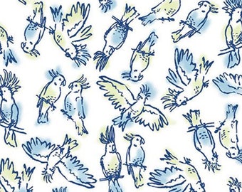 CAMELOT FABRICS, Brisk Birds, 100% COTON - By the Sea de Camelot Fabrics