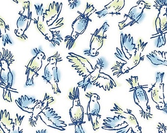 CAMELOT FABRICS, Brisk Birds, 100% COTON - By the Sea de Camelot Fabrics
