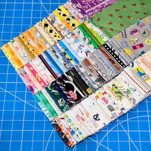 100 Strips, Jelly Rolls, 2 1/2" X 44", Pre-Cut cotton, for scrappy quilt. See description before ordering. FINAL SALE