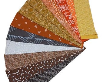 12 or 48 stripes, Pre-Cut cotton - Century d'Andover Fabrics