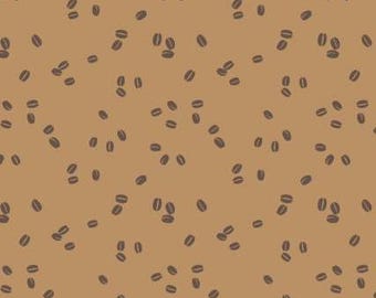 Fabric cotton, COFFEE BEAN, 27240107, 01, Quilt Fabrics, 100% cotton, quilt cotton - Pumpkin Spice of Camelot Fabrics