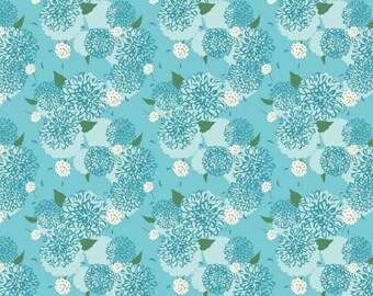Fabric cotton Dahlias, Blue, 37230209, 01, QUILT FABRICS, 100% cotton, quilt cotton - Quilting Bees of Camelot Fabrics