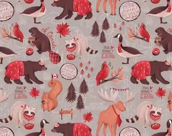 Fabric cotton, THE TRUE NORTH, 36250101, 02, Quilt Fabrics, 100% cotton, quilt cotton - Oh Canada of Camelot Fabrics