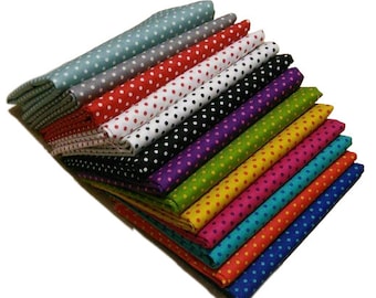 QUILT FABRICS, 13 colors, Dot, 100% cotton - 830 d'Andover Fabrics