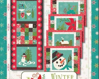 PDF, TABLE RUNNER & Placemats Set, Tutoriel - Snowed In de Riley Blake Designs