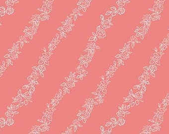 RILEY BLAKE, Sew Kewpie of Riley Blake Designs, CORAL, #10544, fabric, cotton, quilt cotton