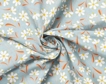 QUILT FABRICS, Daisey Sunshine, Blue, Daisey Dukes, 27230201-02, 100% cotton, quilt cotton - Daisey Dukes of Camelot Fabrics