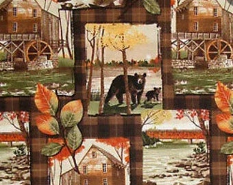 TIMELESS TREASURES, BEAR, 100% cotton, cotton quilt, cotton designer - 7644 de Timeless Treasures