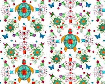 Fabric cotton, GUARDIAN OF TRUTH, White, 57240101, 01, Quilt Fabrics, 100% cotton, quilt cotton - Truth of Camelot Fabrics