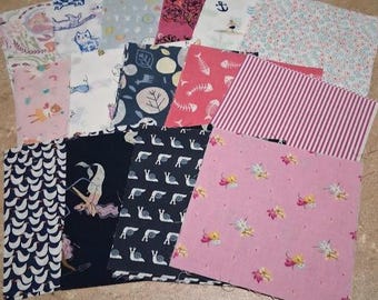 DEAR STELLA, 42 Squares 5 inchs, 100% cotton, cotton quilt, cotton designer