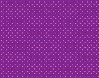 ANDOVER, Spot, Violet/Pink, 830, Makower, cotton, cotton quilt, cotton designer