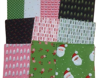 42 precuts 5 inchs - HOLLY HOLIDAY of Riley Blake Designs