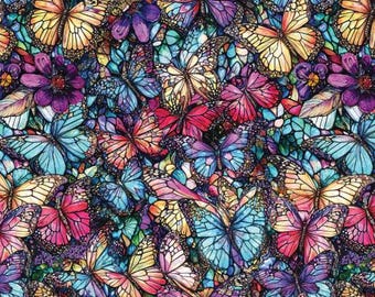 Fabric cotton, WHISPERING WINGS, 16240402, 01, Quilt Fabrics, 100% cotton, quilt cotton - Flight of Beauty of Camelot Fabrics