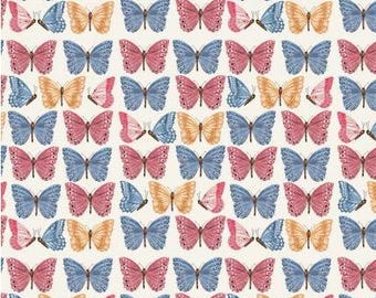 Fabric cotton, BEAUTY OF BUTTERFLIES, 49240504, 01, Quilt Fabrics, 100% cotton, quilt cotton - Secret Garden of Camelot Fabrics