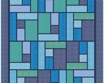 PDF, WHIMSICAL Quilt, 56'' X 71'', Tutoriel de Camelot Fabrics