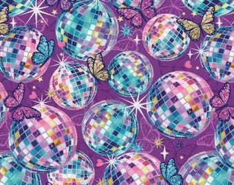 Fabric cotton, DISCO DREAMS, 55240601, 01, Quilt Fabrics, 100% cotton, quilt cotton - Disco Queen of Camelot Fabrics