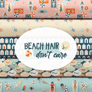 CAMELOT FABRICS, 5 prints  - Beach Hair Don't Care de Camelot Fabrics