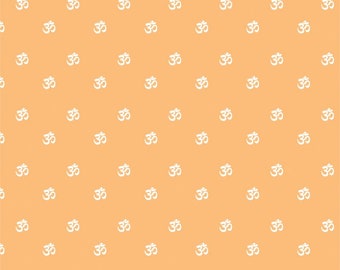 CAMELOT FABRICS, Om, orange, Omstoppable Collection, 21191608, col 01, Camelot Fabrics, 100% Cotton