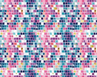 Fabric cotton, FACETED REFLECTIONS, 55240606, 01, Quilt Fabrics, 100% cotton, quilt cotton - Disco Queen of Camelot Fabrics