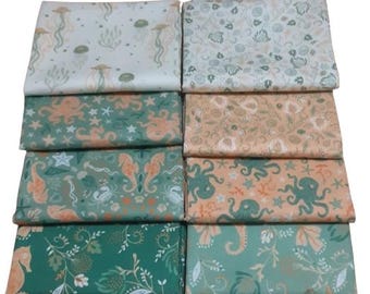 END OF COLLECTION, Beachside Pretty, 100% Cotton, quilt cotton - Beachside Pretty de Camelot Fabrics